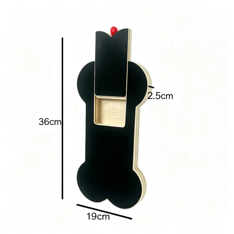 Dog Nail Scratch Board with Treat Box