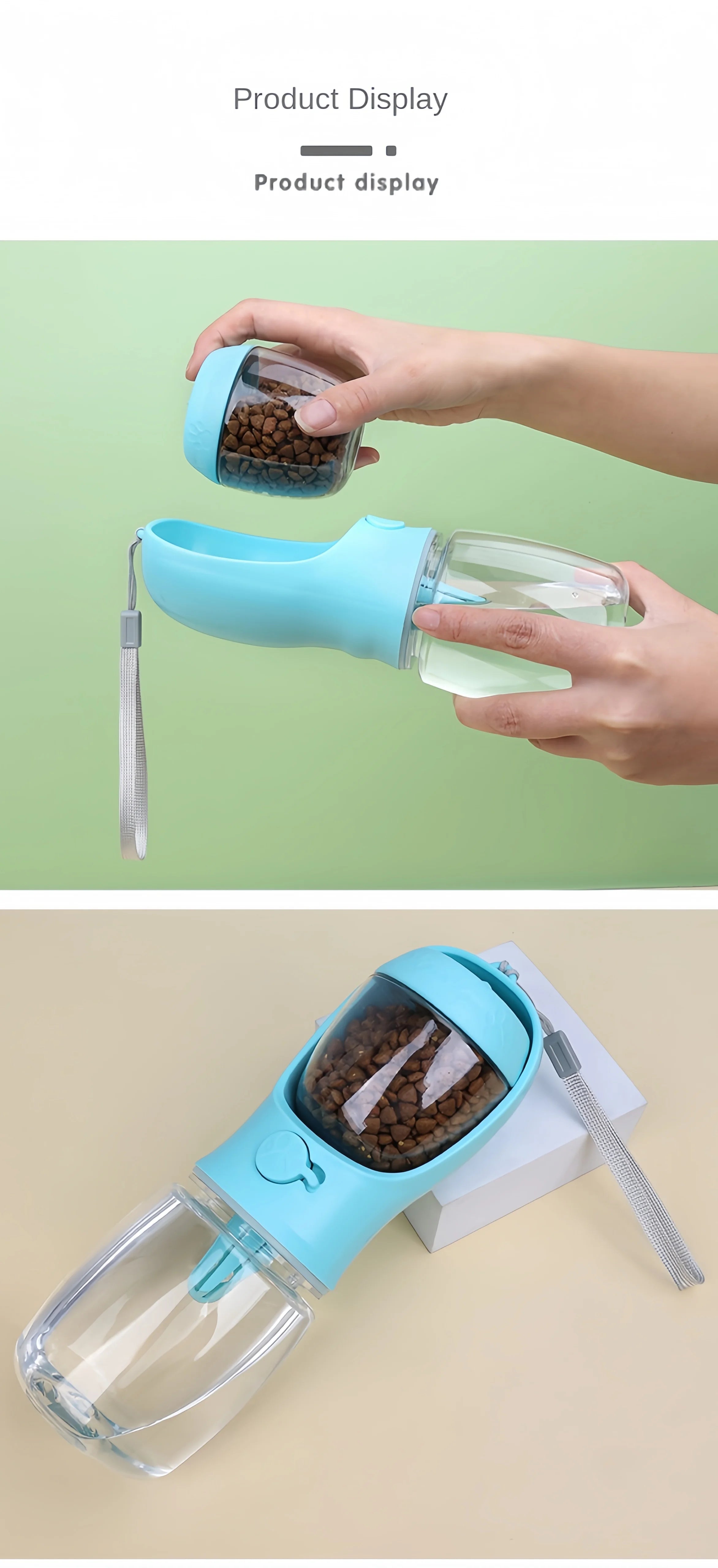 Portable Dog Water Bottle – Leak-Proof Pet Water Dispenser for Walking & Travel